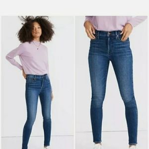 Madewell MB909 10'' High Rise Skinny Jeans in Bradshaw Wash Women's Size 31